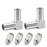Pysrych Stainless Steel Hose Barb Fitting 90 Degree Elbow 5/8" Barbed. Fixed Price $20.30.