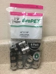 Sharkbite Evopex 1/2 In. Barb X D Push Plastic Coupling K008a6 (6pack). Fixed Price $17.50.