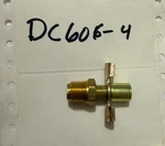 Parker Dc606-4 Drain Cock Ball Valve, Brass, Inline, 1/4-18 In. Fixed Price $6.79.