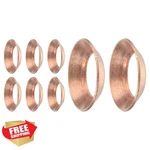 Uxcell Copper Flare Gasket 8 Pcs 1/2" Tube Ac Fittings. Fixed Price $20.00.