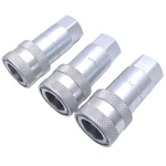Lot Of 3 Stucchi 800601002 Hydraulic Couplers, 1/4 Npt, 24l/min Flow, 35mpa Max. Fixed Price $32.00.