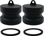 2pcs Camlock Fittings Poly Dp-100 1" Type Dp Standard Couplings Cam Lock Fitting. Fixed Price $24.94.