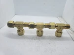 Tylok B-6-dtmt-4 Brass Male Run Tee 3/8" Od Tube 1/4" Mnpt, Lot Of 3, Nnb. Fixed Price $22.96.