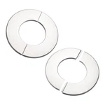 Uxcell Wall Split Flange, Stainless Steel Round Escutcheon Plate 70mm, Silver. Fixed Price $22.99.