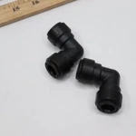 (2-pk) Sharkbite Push To Connect 90-degree Elbow Fitting Plastic Black 3/8". Fixed Price $5.51.