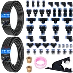 Taiidaues 50pcs Air Line Tubing Kit 1/4 3/8 Push Connect Hose Fittings. Fixed Price $64.99.