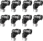 10pcs Push To Connect Fittings 1/4 Inch Tube Od X Npt Thread Pneumatic. Fixed Price $16.81.