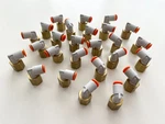 Smc Kq2lf07-34a 1/8" Npt Female X 1/4" Extended Elbow, Lot Of 26. Fixed Price $75.00.