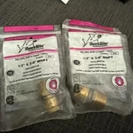 2 -sharkbite U116lfz 1/2" X 3/4" Mnpt Push-to-fit Male Adapter Brass Fitting Pex. Fixed Price $11.99.