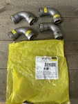 Viega 25211 Megapress 90 Elbow 1" X Carbon Steel Pack Of 4 Units Gas. Fixed Price $76.50.