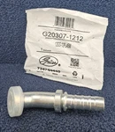 Gates G20307-1212: Hydraulic Fitting 45 Deg Bent Tube Code 61 Gs G-20 3/4" Hose. Fixed Price $26.76.