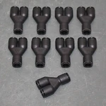 (9) Legris Wye Union 3140 10 00, 10mm X 10mm, Push To Connect, Nylon. Fixed Price $39.95.
