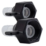 Recpro Rv Plumbing Fitting 1/2 Inch Swivel To Barb Adapter 2 Pack Wingnut. Fixed Price $13.99.