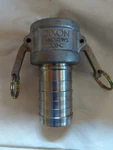 Dixon Stainless Cam & Groove Quick Coupler X Shank 2" 200-c-ss. Fixed Price $30.00.