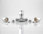 4ttt316 Hoke Gyrolok 316 Stainless Tube Union Tee 1/4 In Od Compression Fit. Fixed Price $22.99.