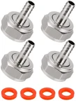 Keg Coupler Barb Connector 5/16'' Beer G5/8 Thread Hex Nut Coup.... Fixed Price $21.65.