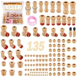 Taiidaues 135 Pcs Dot Air Brake 135pcs Line Fittings, Gold,red. Fixed Price $110.03.