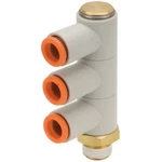 1pc Smc Corporation Kq2vt11-35as Fitting, Triple Union Male Elbow For 3/8 I. Fixed Price $39.26.