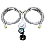 5ft Y-splitter Low Pressure Propane Regulator Double Hoses For Kitchen Gas Ap.... Fixed Price $47.64.