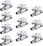 (pack Of 10) Efield 1/4 Turn Straight Stop Valve 3/8" Od Compression X 1/2" Crim. Fixed Price $61.58.