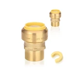 20-pack Hesun Pushfit Female Adapter, 3/4" Fnpt X 1" Push To Connect Plumbing.... Fixed Price $282.82.