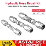 Hydraulic Hose Repair Kit 1/4" 3/8" 1/2" Id For R2 R19 2-wire Hoses Us. Fixed Price $63.99.