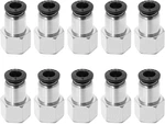 - 10 Pack Pneumatic Push To Connect Air Fittings, 1/4 Inch Tube Od X Np. Fixed Price $17.95.