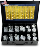 144 Pcs Jic & Orfs Cap And Plug Kit Hydraulic Line Caps Plugs Fitting Set. Fixed Price $191.99.