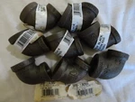 Lot Of 8 B&k Mueller 1/2" X 3/8" Malleable Black Iron Pipe Reducing 90 Elbow. Fixed Price $24.99.