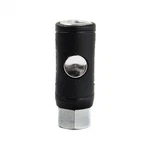 Rapidair K7220 Push Button Safety Air Quick Coupler, 1/4 Fnpt, Black Fast Ship. Fixed Price $27.99.