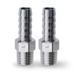 Maacflow Stainless Steel 1/4" Male Npt To 3/8" Hose Id Barb Barbed H.... Fixed Price $15.09.