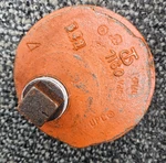 Shurjoint 7160p: 4" X 1" End Cap With Plug, Orange, Npt, Painted Ductile Iron. Fixed Price $61.99.