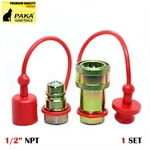 1/2 Npt Iso 7241-b Quick Disconnect Hydraulic Coupler Set (1 Set). Fixed Price $17.49.