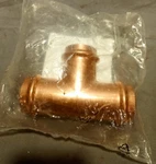 Viega 77457 Copper-tee. Fixed Price $29.00.