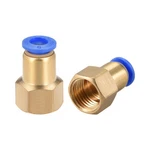 1/4"g Female 6mm With Quick Coupling Pneumatic Fittings 2pcs. Fixed Price $7.30.