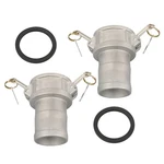 Industrial 3in Camlock Fitting Type C - Female Coupler Handle 2-pack. Fixed Price $20.84.