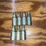 Lot Of 7, 06u-104 Weatherhead Hydraulic Hose Crimp Fittings,3/8 To 1/4 Npt. Fixed Price $40.00.