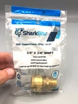 Sharkbite Pipe Connector 200 Psi Brass 3/4" X Mnpt U134lfa. Fixed Price $6.00.