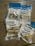 Lot Of 4 Apollo Pex Reducing Tee 3/4" X 3/4 1/2 Barb Fitting 267-317. Fixed Price $16.95.