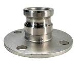 Dixon 200-al-ss 2" Male Cam & Groove X 150 Rf Flange, Stainless Steel. Fixed Price $123.12.