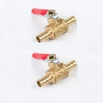 Flylock 2-pack 5/16" Hose Barb X Mini Brass Ball 5/16inch, Gold. Fixed Price $11.94.