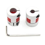 2pcs 6.35mm To 10mm Aluminium Plum Flexible Shaft Coupling D20 L25. Fixed Price $18.56.