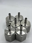 Swagelok Tube Fitting 1/4 X 3/4 Female Npt Lot Of 6 Stainless. Fixed Price $54.99.