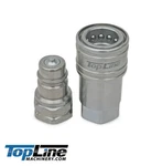 3/8" Sae Thread Hydraulic Quick Connect Coupler Set 1/4 Body Ag Iso 5675 Tl33. Fixed Price $26.20.