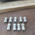 Swagelok Lot Of 10 Stainless Steel Straight Female Compression Fittings. Fixed Price $70.00.