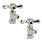 Westbrass D105x-2-05 Cross Handle Angle Stop Off Valve, 1/2" Copper Pipe Inlet. Fixed Price $37.97.