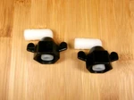 2 Shurflo Marine Grade 90 Deg. Wing Nut Pump To 1/2" Tubing Fittings. Fixed Price $19.95.