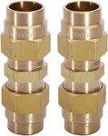 Legines Brass Dot Air Brake Hose End Fitting, Union, 3/8" Od Tubing, Pack Of 2. Fixed Price $41.19.