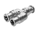 Festo Crqsy-6 (130657) 316ss 'y' 'wye' Pnuematic Fitting 6mm Od Tubing. Fixed Price $48.00.