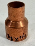 Elkhart (epc) Copper Reducing Coupling 1-1/4" X 3/4" (c C) Sweat Cts Fitting. Fixed Price $11.89.